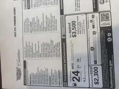 2023 Cadillac CT4 Premium Luxury