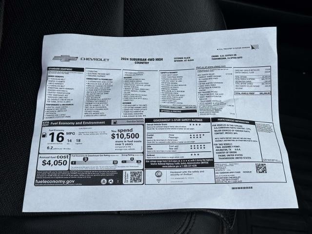 2024 Chevrolet Suburban High Country