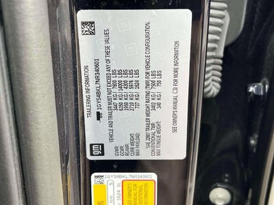 2022 Cadillac Escalade Premium Luxury